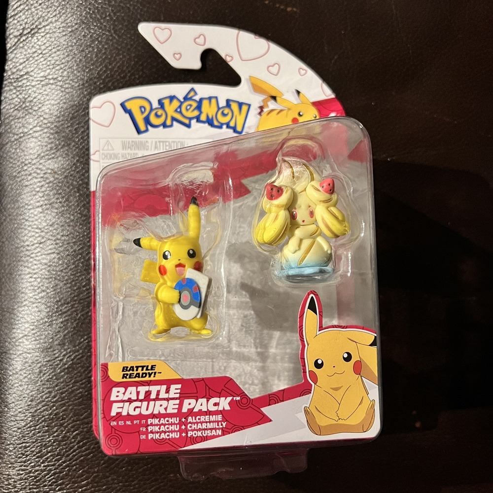 Pokemon Pikachu & Alcremie Battle Figure Pack New in Package 2025